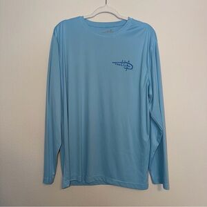 Realtree Men's Reel Life Sky Blue Long Sleeve Shirt